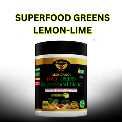 Abundance of Life Daily Greens Superfood - Lemon Lime