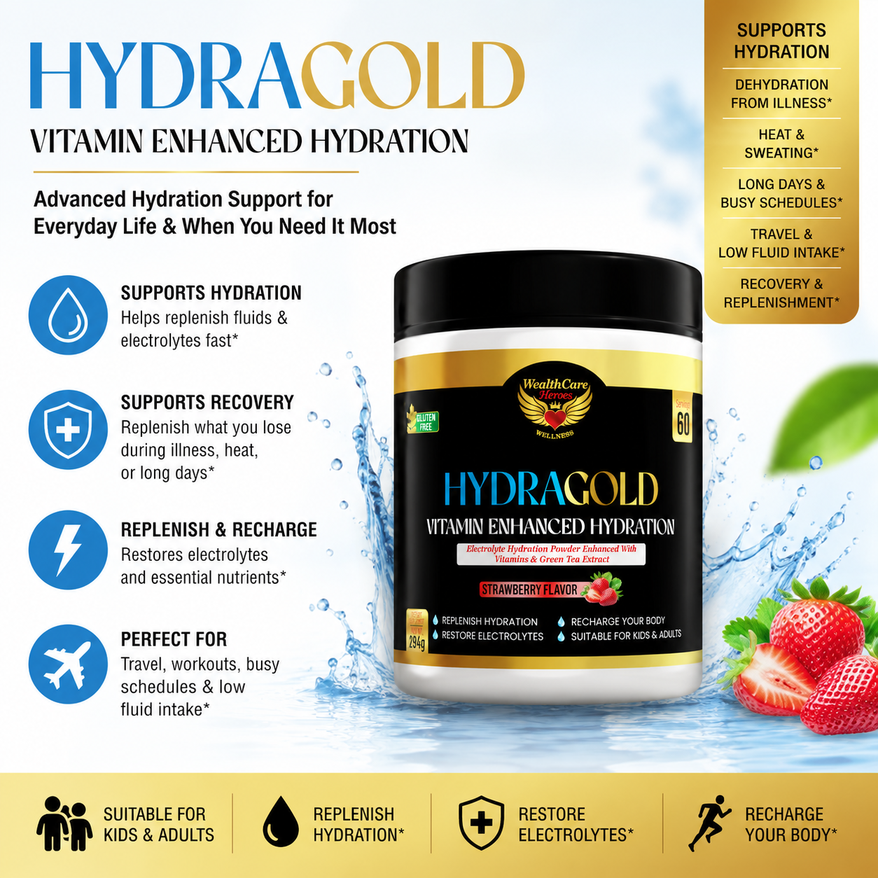 HydraGold Hydration