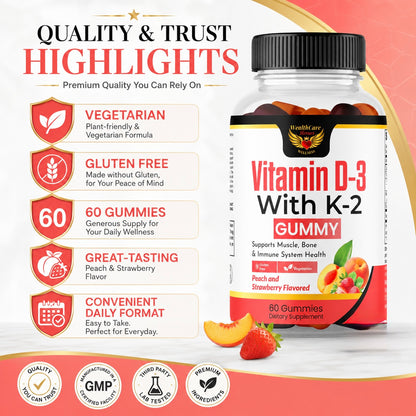 Vitamin D-3 with K-2 Gummy