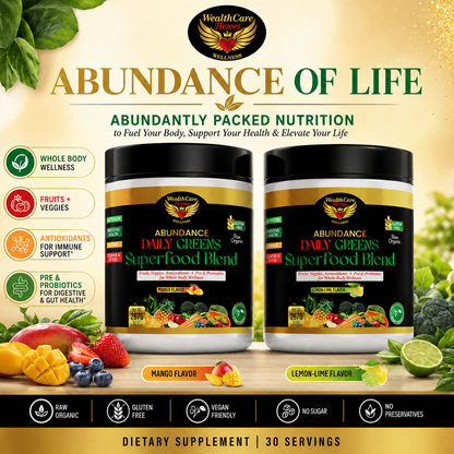Abundance of Life Daily Greens Superfood - Mango