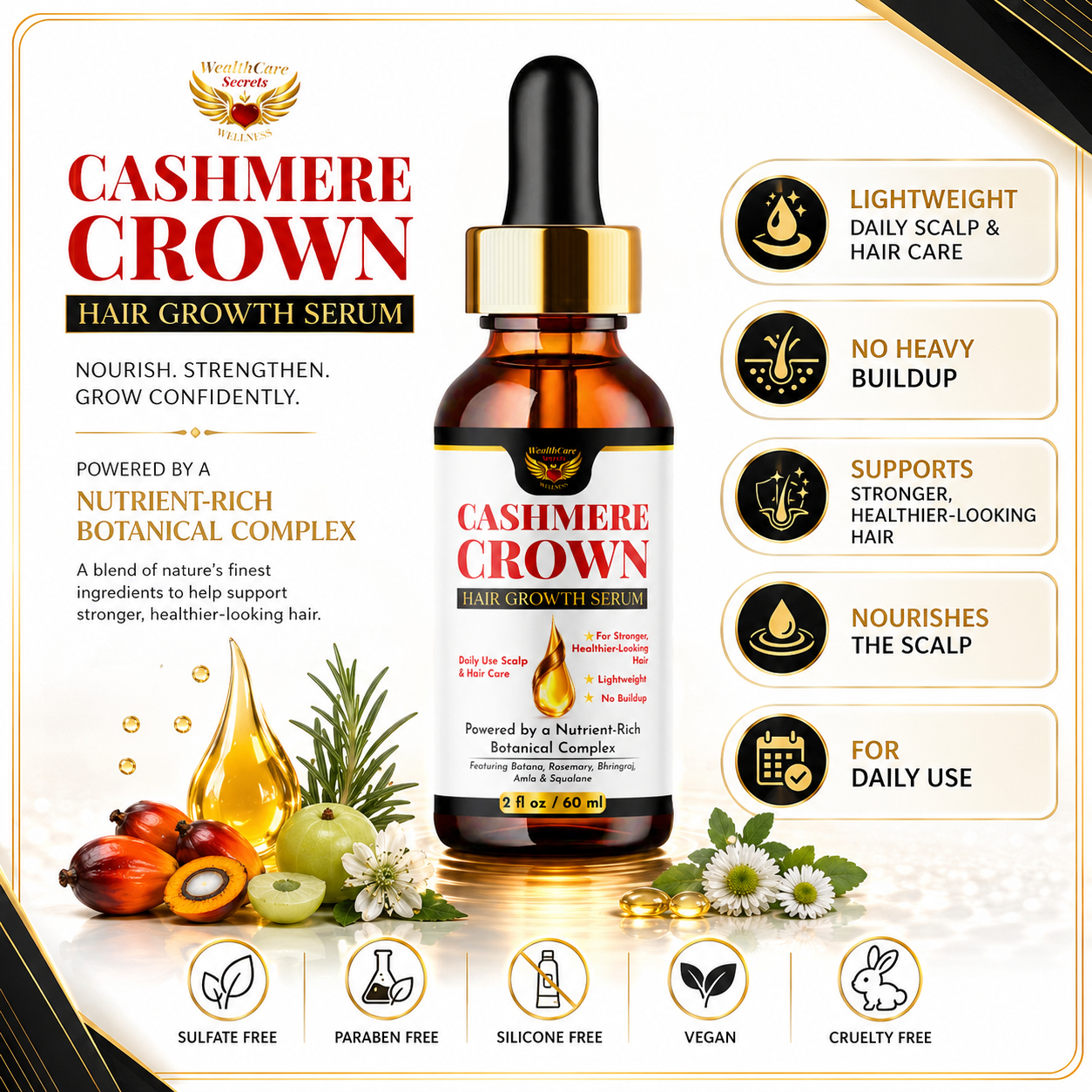 Cashmere Crown Hair Growth Serum