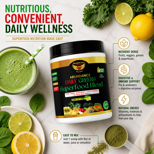 Abundance of Life Daily Greens Superfood - Lemon Lime