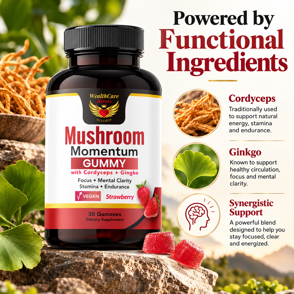 Mushroom Momentum Gummy